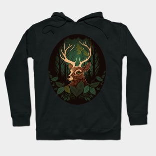 Nature Lover Deer - Designs for a Green Future and Hunters Hoodie